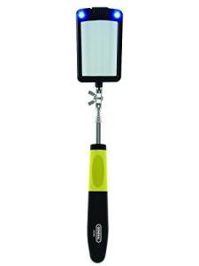 Telescoping LED Inspection Mirror with 360 Swivel