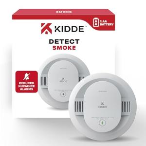 Kidde Battery-Powered Smoke Detector with LED Indicators