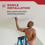 Kidde Battery-Powered Smoke Detector with LED Indicators