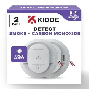 Kidde Hardwired Smoke & CO Detector with Alerts