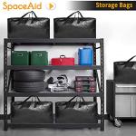 Heavy Duty Storage Bags with Straps - 8 Pack