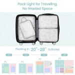 Compression Packing Cubes Set for Travel - 5 Pack