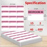 Color-Coded Moving Labels for Easy Packing, 600 Pcs