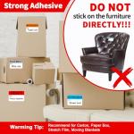 Color-Coded Moving Labels for Easy Packing, 600 Pcs