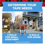 Scotch Heavy Duty Clear Packaging Tape, 2 Count