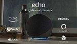 Echo Smart Home Hub with Premium Sound - Black