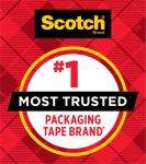 Scotch Heavy Duty Clear Packaging Tape, 2 Count