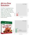 Turkey Brine and Cooking Bags Set, BPA Free