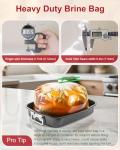 Turkey Brine and Cooking Bags Set, BPA Free