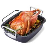 Extra Large Nonstick Turkey Roasting Pan with Rack