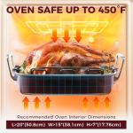 Extra Large Nonstick Turkey Roasting Pan with Rack