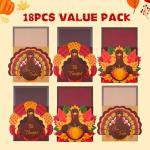 Thanksgiving Utensil Holders Set for Fall Decor