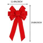 Red Christmas Bows for Outdoor Decor – 2 Pack