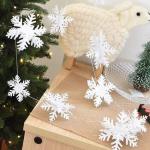 Winter Wonderland Snowflake Decorations – 24PC Set