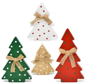 Wooden Christmas Tree Table Decor - 4 Sizes