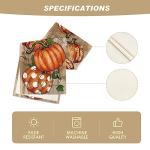 Polka Dot Pumpkin Fall Table Runner 13x72 Inch