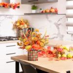 12" Pumpkin Berry Maple Tree Fall Decor