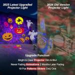 Halloween Projector Lights with 19 HD Slides