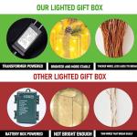 3-Piece Lighted Christmas Gift Box Set