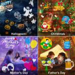 Halloween Projector Lights with 19 HD Slides
