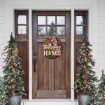 Seasonal Welcome Sign with Changeable Icons