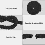 Natural Cotton Twisted Rope for Crafts and Decor