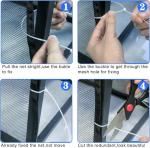 No-Drill Baby Gate Net for Stairs & Banisters