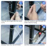 JIFTOK Ewaves Stairway Safety Net for Kids & Pets