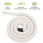 Natural Cotton Twisted Rope Cord - 50 Feet