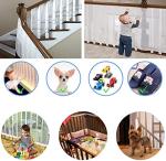 Durable Child Safety Net for Stairs and Rails