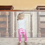 Durable Child Safety Net for Stairs and Rails