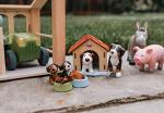 HABA Little Friends Dog Lucky with Doghouse Toy