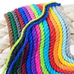 Natural Twisted Cotton Rope for Crafts and Decor