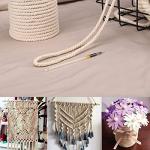 Natural Twisted Cotton Rope for DIY Projects