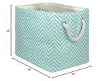 Chevron Woven Storage Bin for Laundry and Toys