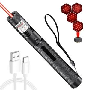 Rechargeable Red Laser Pointer for Presentations and Pets