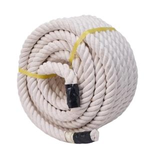 Natural White Cotton Rope 1/2 inch × 50 ft
