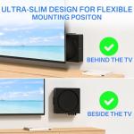 Slim Wall Mount for Sonos Amp - Black Steel