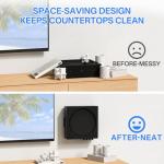 Slim Wall Mount for Sonos Amp - Black Steel