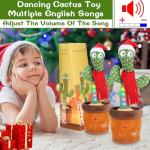 Talking Dancing Cactus Toy for Kids
