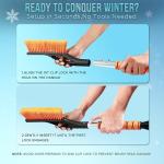 EcoNour 27" Snow Brush and Ice Scraper Set