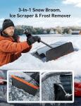 AstroAI 48-Inch 2-in-1 Snow Broom & Scraper