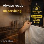 HerTime2 Fire Blankets - Reusable, Flame-Resistant 2-Pack