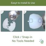 Child Proof Door Knob Covers for Toddlers - 4 Pack