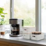 5-Quart Stackable Storage Bins with Bamboo Lids