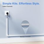 Cable Concealer Raceways for Clean Home Setup