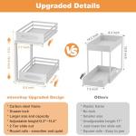 Under Sink Organizer Set - 2 Pull Out Shelves