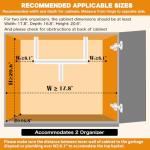 Under Sink Organizer Set - 2 Pull Out Shelves