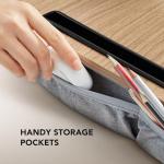 Portable Laptop Desk with Pillow Cushion and Storage