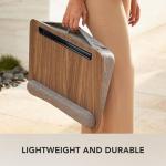 Portable Laptop Desk with Pillow Cushion and Storage